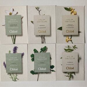 6 Chloe Atelier Des Fleurs Promo Card for Art Craft Cards Lot Set